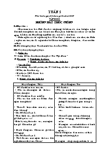 Bài soạn các môn lớp 4 - Tuần 5, 6, 7