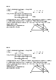 Đề thi Toán - Đề 15