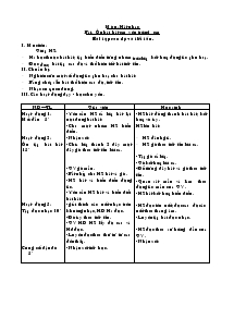 Giáo án Âm nhạc 4 - Bài 4 đến bài 16