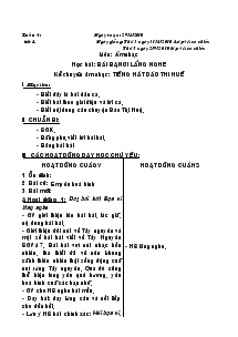 Giáo án Âm nhạc 4 năm 2010