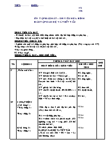 Giáo án Âm nhạc 4 - Ôn tập bài hát: Em yêu hòa bình bài tập cao độ và tiết tấu