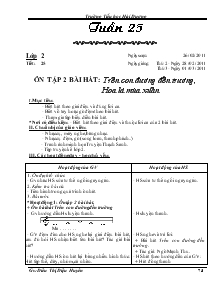 Giáo án Âm nhạc 4 - Tuần 25 - Trường Tiểu học Hải Dương