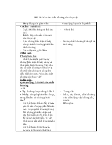 Giáo án Bài 59: Nhu cầu chất khoáng của thực vật