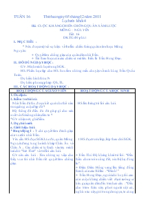 Giáo án bộ môn lớp 4 và 5 tuần 16