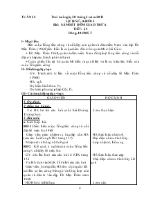 Giáo án bộ môn lớp 4 và 5 tuần 25