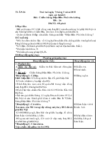 Giáo án bộ môn lớp 4 và 5 tuần 26