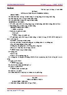 Giáo án (buổi chiều) - Lớp 4 - Trường TH Phan Rí Thành 2 - Tuần 17