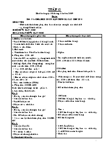 Giáo án các môn khối 4 - Tuần 15