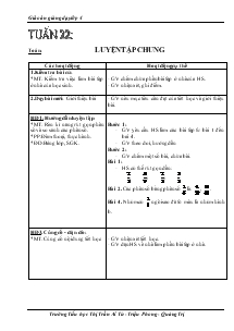 Giáo án các môn khối 4 - Tuần 22