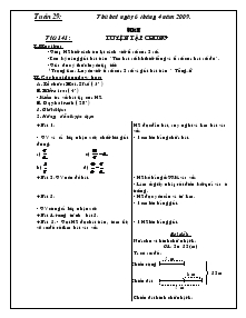 Giáo án các môn khối 4 - Tuần 29