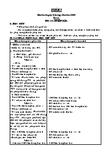 Giáo án các môn khối 4 - Tuần 7