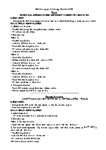 Giáo án các môn khối 4 - Tuần 8