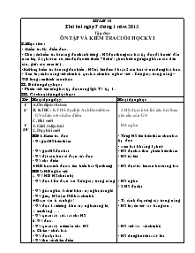 Giáo án Các môn lớp 3 - Tuần 18