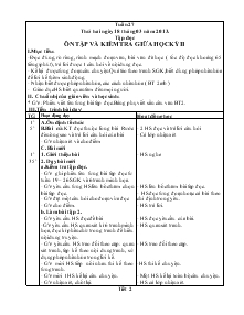 Giáo án Các môn lớp 3 - Tuần 27