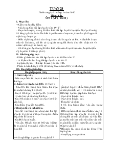 Giáo án các môn lớp 4 (chuẩn kiến thức kĩ năng) - Tuần 28