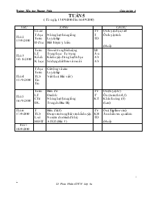 Giáo án các môn lớp 4 (chuẩn kiến thức kĩ năng) - Tuần 5 - Trường Tiểu học Thượng Nhật