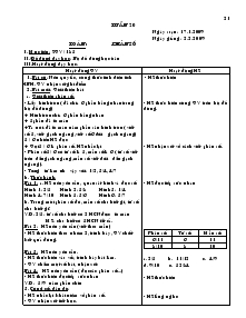 Giáo án Các môn lớp 4 – Năm 2009 - Tuần 20