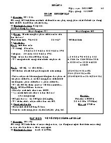 Giáo án Các môn lớp 4 – Năm 2009 - Tuần 24