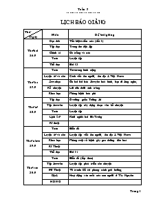 Giáo án Các môn lớp 4 – Trường tiểu học Lý Thường Kiệt - Tuần 7