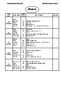 Giáo án các môn lớp 4 - Tuần 10