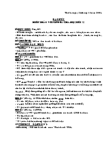 Giáo án Các môn lớp 4 - Tuần 13