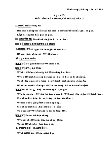 Giáo án Các môn lớp 4 - Tuần 15