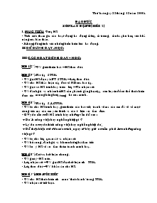 Giáo án Các môn lớp 4 - Tuần 17