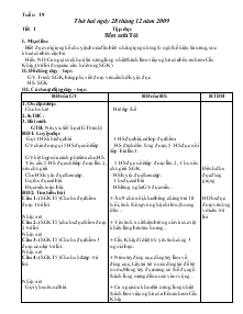 Giáo án các môn lớp 4 - Tuần 19