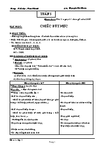 Giáo án Các môn lớp 4 - Tuần 5 - Trường Tiểu học Nam Thanh