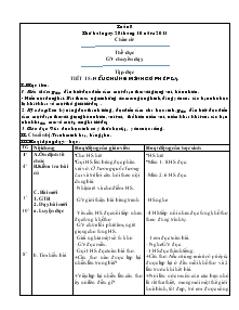 Giáo án Các môn lớp 4 - Tuần 8