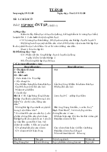 Giáo án các môn lớp 5 (chuẩn kiến thức kĩ năng) - Tuần 18