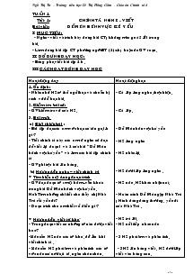 Giáo án Chính tả 4 chuẩn