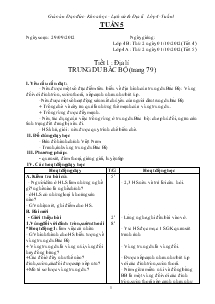 Giáo án Đạo đức - Khoa học - Lịch sử & Địa lí Lớp 4- Tuần5