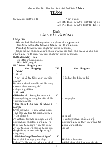 Giáo án Đạo đức – Khoa học – Lịch sử & Địa lí Lớp 5- Tuần 6