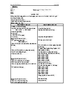 Giáo án dạy lớp 3 tuần 21