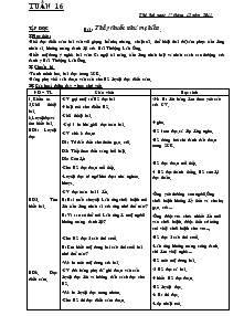 Giáo án dạy lớp 5 tuần 16