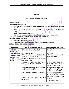 Giáo án Địa lý 4 - Kì I - Trường Tiểu học Hợp Thanh B