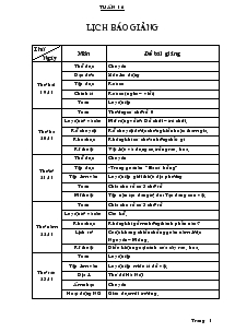 Giáo án giảng dạy các môn khối 4 - Tuần 16