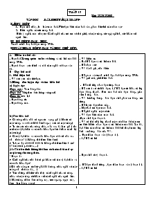 Giáo án giảng dạy các môn khối 4 - Tuần 17