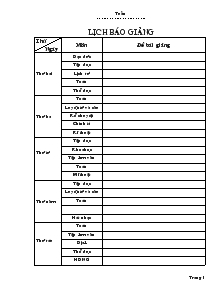 Giáo án giảng dạy các môn khối 4 - Tuần 22