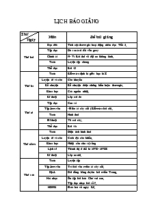 Giáo án giảng dạy các môn khối 4 - Tuần 27