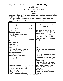 Giáo án giảng dạy các môn khối 4 - Tuần 32 đến tuần 35