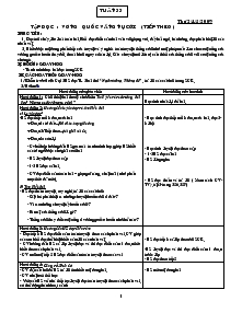 Giáo án giảng dạy các môn khối 4 - Tuần 33