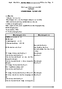 Giáo án giảng dạy các môn lớp 4 - Mai Văn Khải