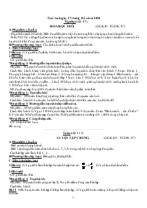 Giáo án giảng dạy các môn lớp 4 - Tuần 23