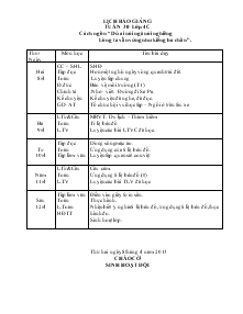 Giáo án giảng dạy các môn lớp 4 - Tuần 30