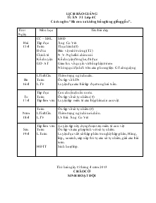 Giáo án giảng dạy các môn lớp 4 - Tuần 31