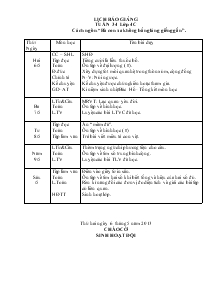 Giáo án giảng dạy các môn lớp 4 - Tuần 34