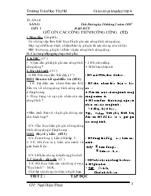 Giáo án giảng dạy lớp 4 môn Đạo đức - Trường Tiểu Học Tây Hồ - Tuần 24