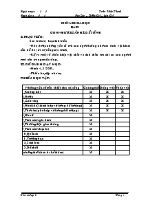 Giáo án Khoa học 4 trọn bộ